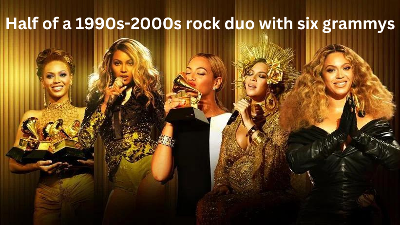 Half of a 1990s-2000s rock duo with six grammys